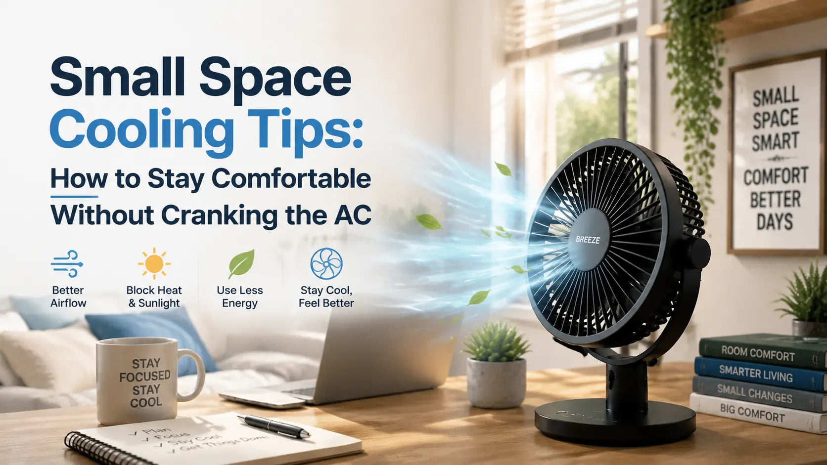 Small Space Cooling Tips: How to Stay Comfortable Without Cranking the AC
