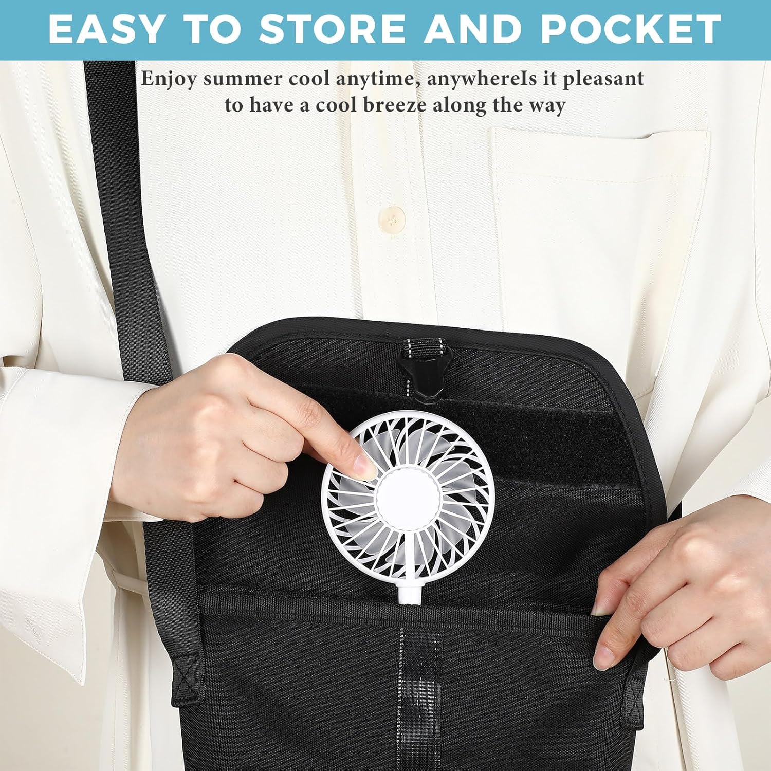 2 Pcs USB Mini Fan 360° Rotation Portable Desk Fan for Laptop Power Bank Travel Camping