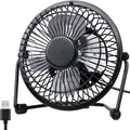 Quiet USB Desk Fan 360° Rotation Portable Table Fan 2 Speed Mini Personal for Home Office Travel