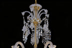 24 Lights Clear & Amber Baccarat Crystal Lighting Chandelier