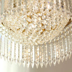 16-28 Inch Multiple Size Baccarat Inspired Copper and Crystal Chandelier Lighting