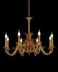 31X24 Inch 8 Lights European French Copper Chandelier Light for Bedroom/ Living Room