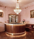 24X30 Inch Classical French Empire Brass and Crystal Chandelier