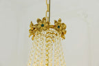 24X30 Inch Classical French Empire Brass and Crystal Chandelier