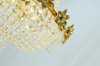 24X30 Inch Classical French Empire Brass and Crystal Chandelier