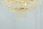 24X30 Inch Classical French Empire Brass and Crystal Chandelier