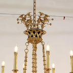 71X98 Inch Rococo Style Big French Empire Copper Chandelier for Foyer