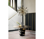 37X31 Inch 12-Light Candle Style Antique Brass Crystal Chandelier – Ideal for Dining Room & Foyer High Ceilings