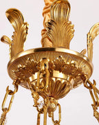 47X31 Inch 20 Lights French Empire Style Brass and Crystal Chandelier Light