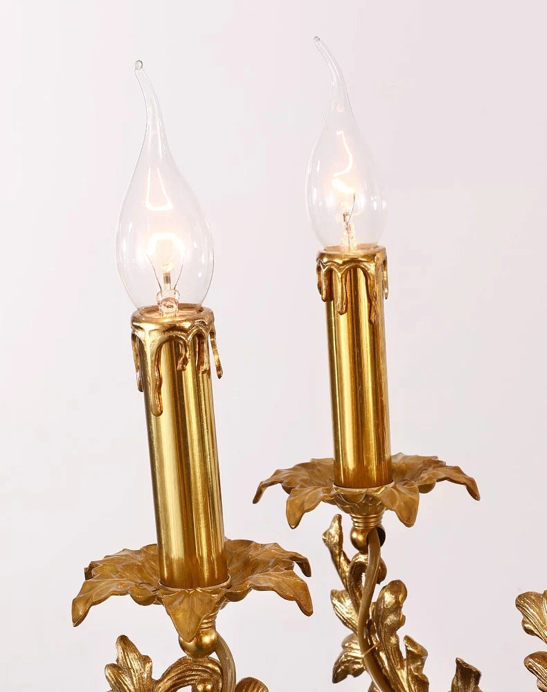 47X31 Inch 20 Lights French Empire Style Brass and Crystal Chandelier Light