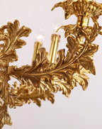 47X31 Inch 20 Lights French Empire Style Brass and Crystal Chandelier Light