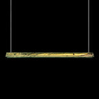 Modern Slim Luxury stone Linear LED Pendant Light