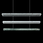 Modern Slim Luxury stone Linear LED Pendant Light