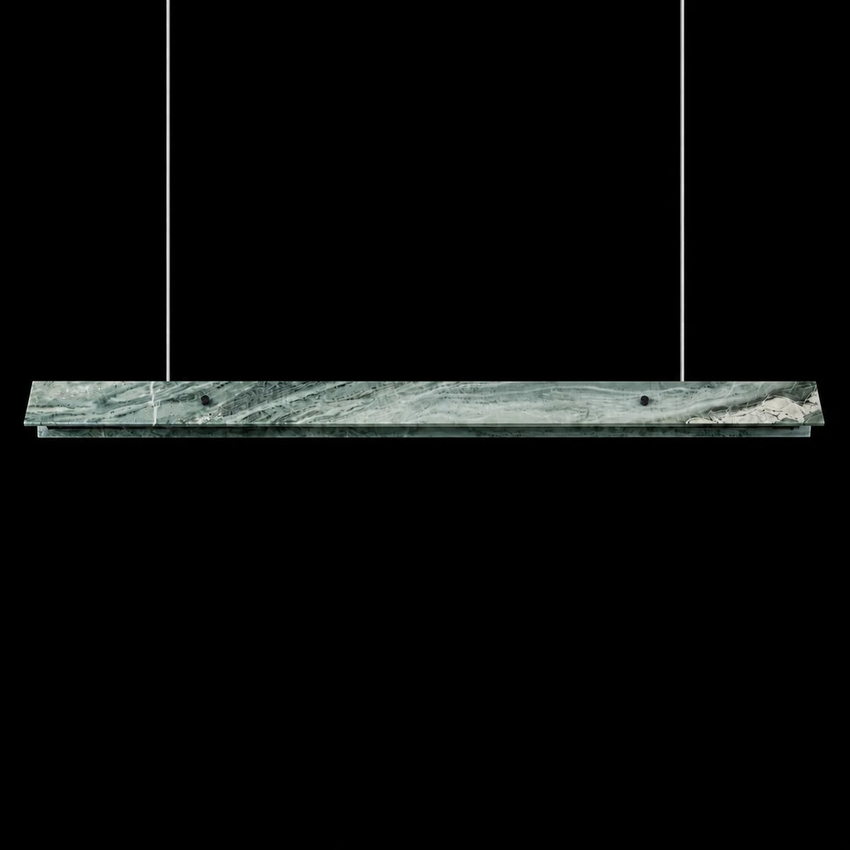 Modern Slim Luxury stone Linear LED Pendant Light