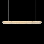 Modern Slim Luxury stone Linear LED Pendant Light