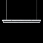 Modern Slim Luxury stone Linear LED Pendant Light