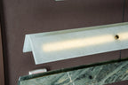 Modern Slim Luxury stone Linear LED Pendant Light