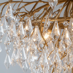 AI illustrative crystal and brass detail