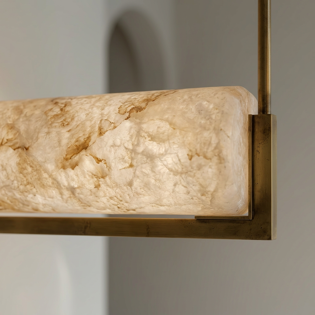 Trio chandelier shade detail