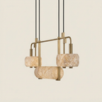Trio chandelier side view